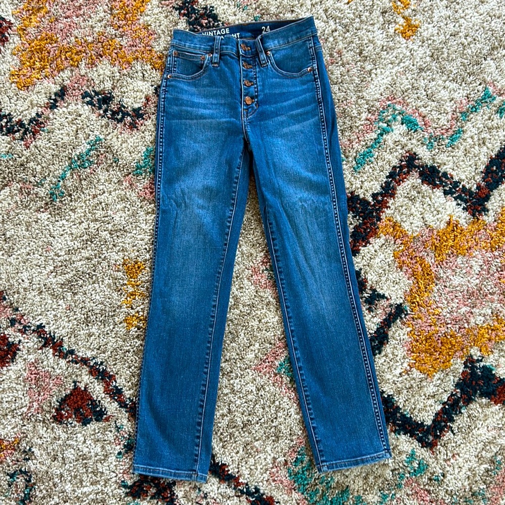 J.Crew jeans. Vintage slim straight. Size 24.